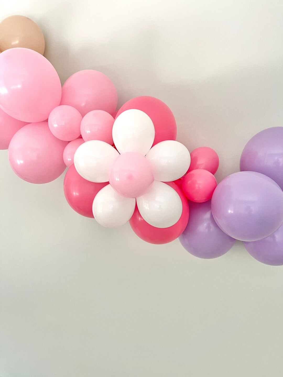 Daisy Flower Balloon, Daisy Balloon Bouquet, Daisy Balloon Clips, Two