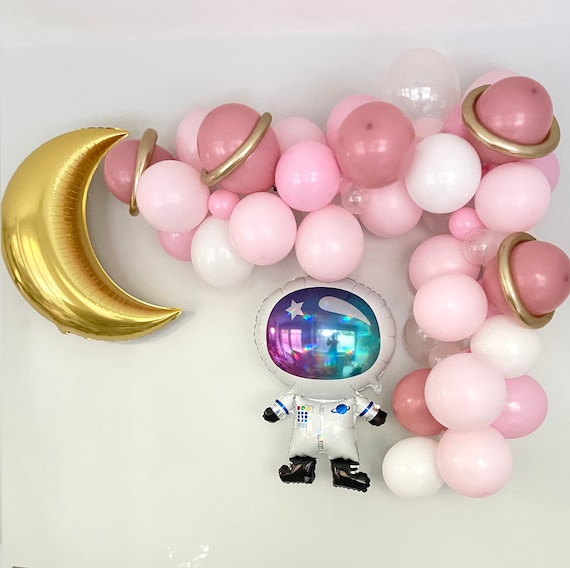 Outer Space Balloon Garland Arch Kit, Galaxy Theme Birthday Party...