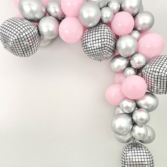 Disco Balloon Garland, Disco Party Decorations, Last Disco, Disco Party  Decor, Disco Ball Balloons, Last Rodeo, Disco Bachelorette Party 