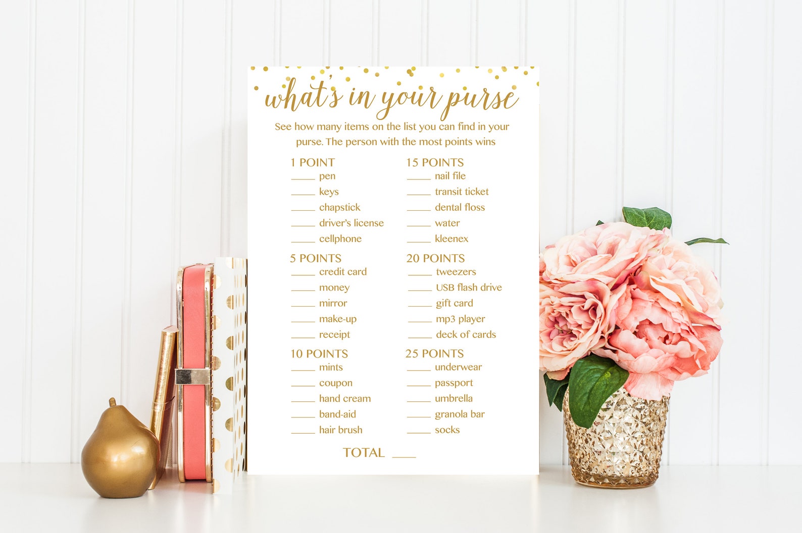 Gold Don't Say BRIDE Game Printable Bridal Shower Games | Etsy