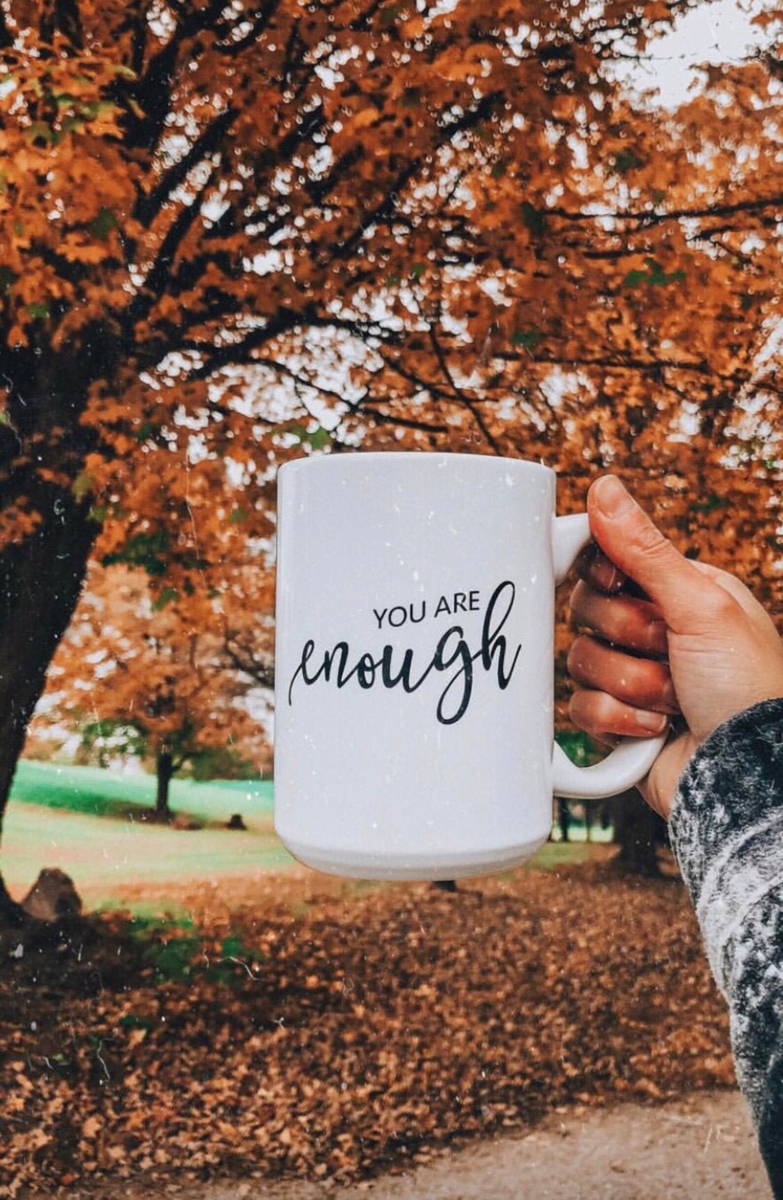 You Are Enough Mug Inspirational Mug Graduation Gift Gift Etsy