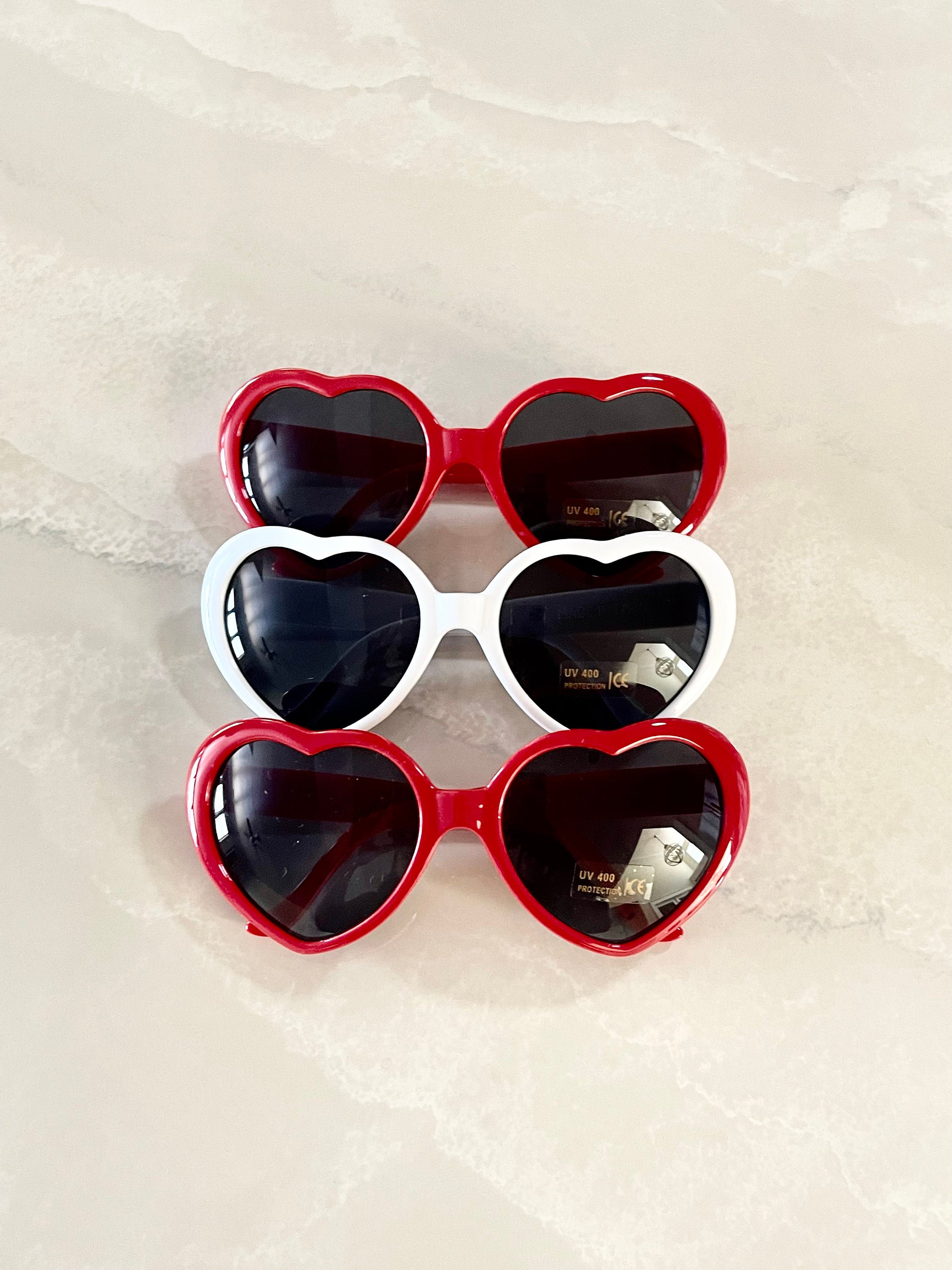 Gafas de sol de corazón rojo, favor de despedida de soltera, regalo para la  novia, regalos a juego para damas de honor, regalos de despedida de soltera  -  México