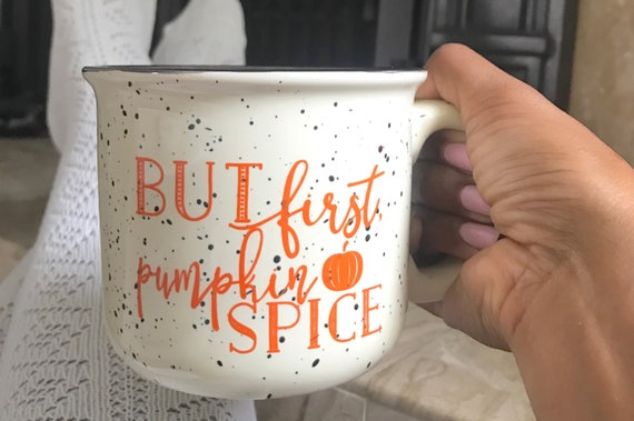 But First Pumpkin Spice Campfire Mug 