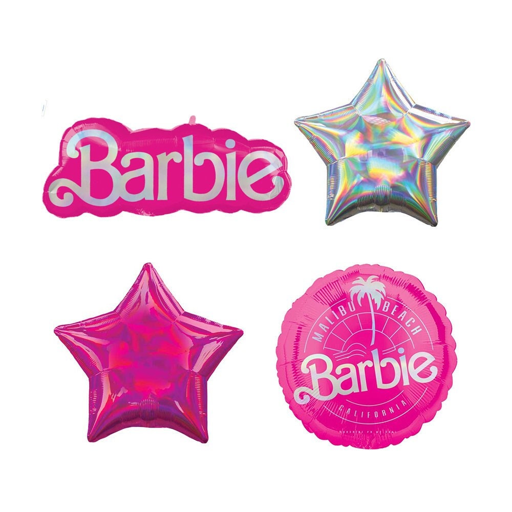 Barbie Balloons Cmon Lets Go Party Barbie Party Bachelorette Party Theme Bachelorette Party Decorations Malibu Barbie