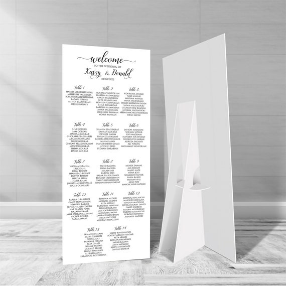 21+ Staples Wedding Seating Chart