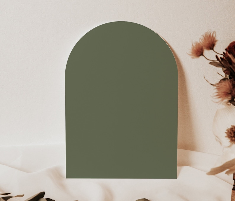 Arched Cardstock Blank Arch Cardstock for Invitation or Table Etsy