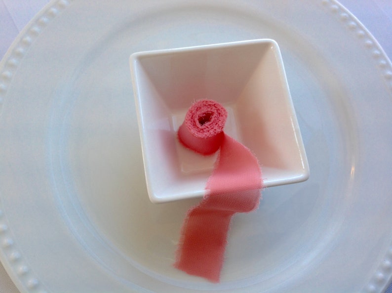 Hand Torn Ribbon Belly Band Invitation Belly Band Raw Edge Etsy