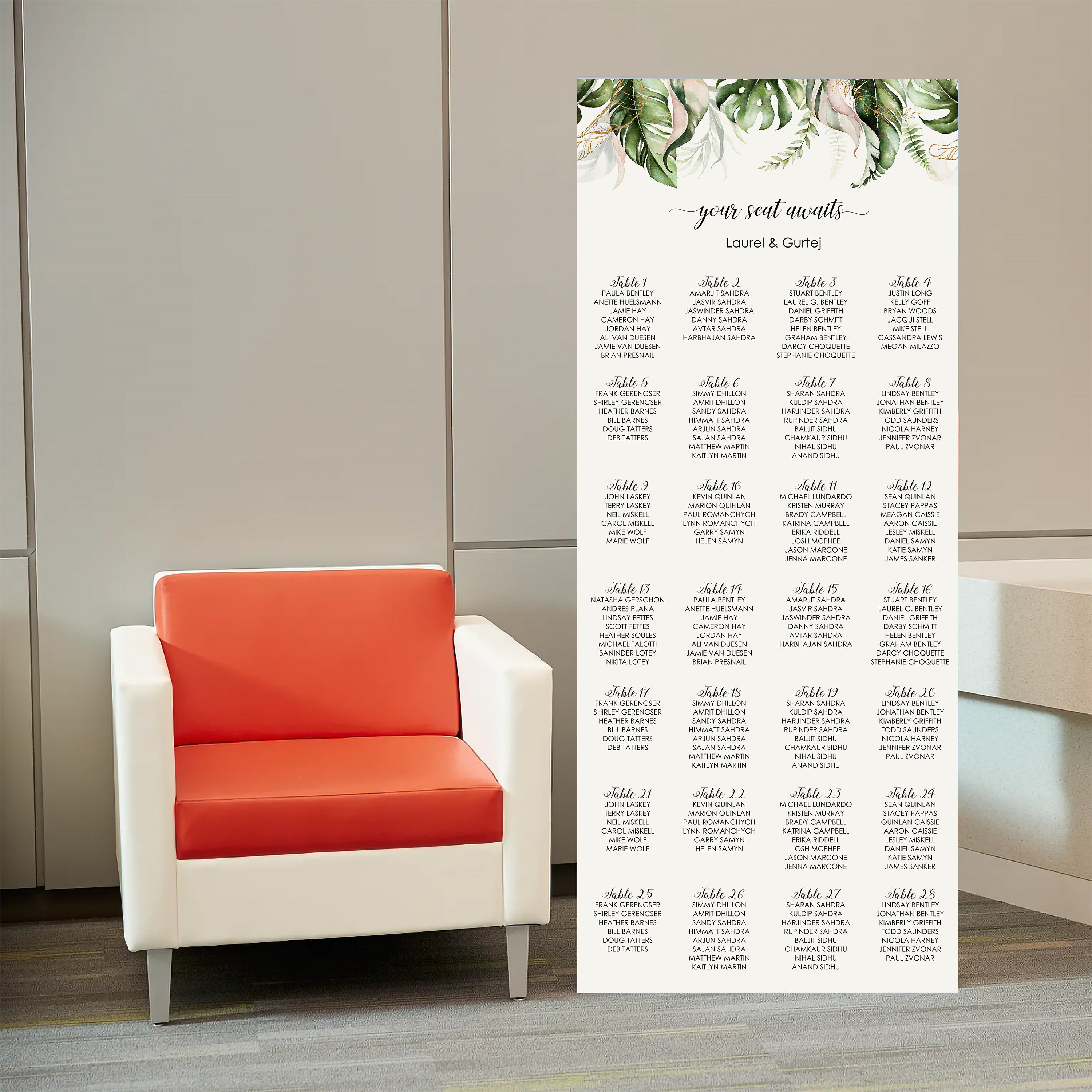 Wedding Seating Chart Floor Stand up Wedding Chart Free - Etsy Israel