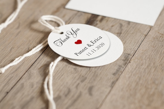 100 Targhette Round In Legno Con Spago - 'Thank You For Celebrating With Us' - Per Bomboniere Matrimonio E Baby Shower, 3,8 Cm - 2