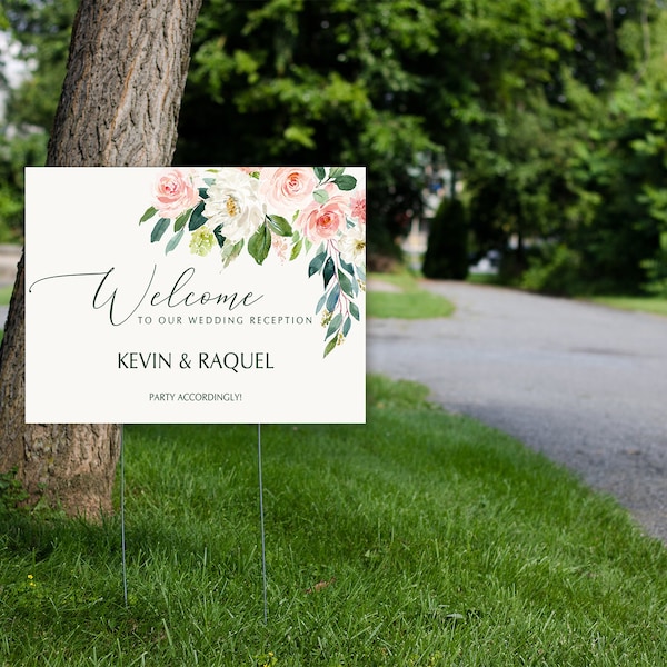 Wedding Yard Signs Etsy