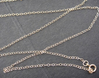 14 K gold filled 20" long chain, gold filled chain