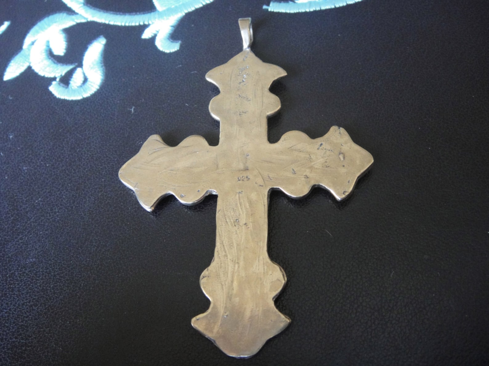 Solid Bronze Large Cross Antique Bronze Crosscrossbronze Etsy