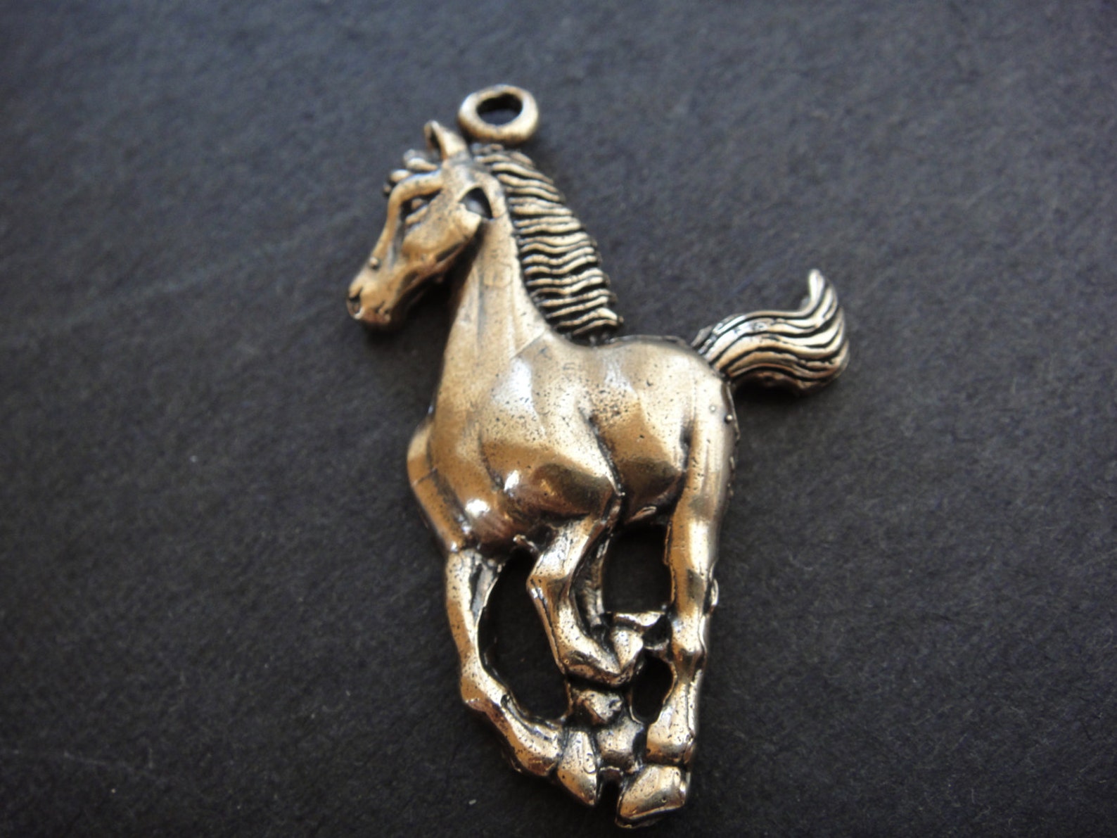Solid bronz horse charm bronze horse horse bronze animale Etsy