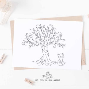 Love Deers - CUT file - Art Plotter File - Paper cut - pdf svg png eps - Silhouette Cameo - Cricut Maker - Fabrication de cartes - Logo
