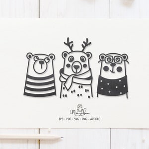 ORSI Carini - Schnittdatei - Art Plotterdatei - Taglio charta - pdf svg png eps - Silhouette Cameo - Cricut Maker - Creazione di Carte - Logo