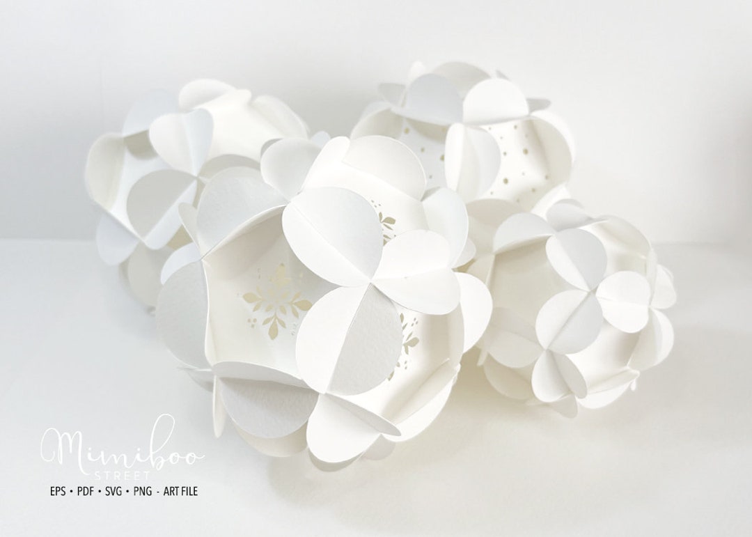 Paper BALLS CUT File Art Plotter File Paper Cut Silhouette Cameo Cricut ...