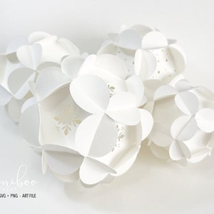 Papieren BALLEN - CUT-bestand - Art Plotter-bestand - Papier knippen - Silhouette Cameo - Cricut Maker - Kaart maken
