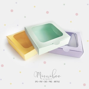 BOX 3D senza colla, modello BOX 3D, papercut SVG, file Cut Box, Silhouette Cameo, Cricut Maker, Plotterdatei, Xtool