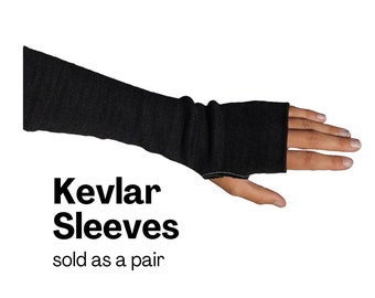 Kevlar Sleeves for Safe Fire Spinning | Fire Safe Clothing | 100% Kevlar, Light, Breathable, & Stretchy | One Pair | Ships Next Day