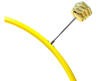5 Wick Performance Fire Hoop / Custom Tubing Type, Size, + Color, / FireHoop + Removable Screw-In Wicks Included / Polypro & HDPE