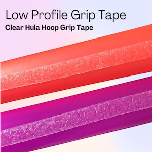 Low Profile Grip Tape | Grippy Tape for Hula Hoops | Hoop Making Supplies | Clear Grip Tape