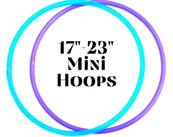 17" - 23" Inch Mini Hoops ~ 5/8 Polypro Minis ~ Customize your own ~ Mini Doubles Deal, Polypro Minis, FestivalTreasures