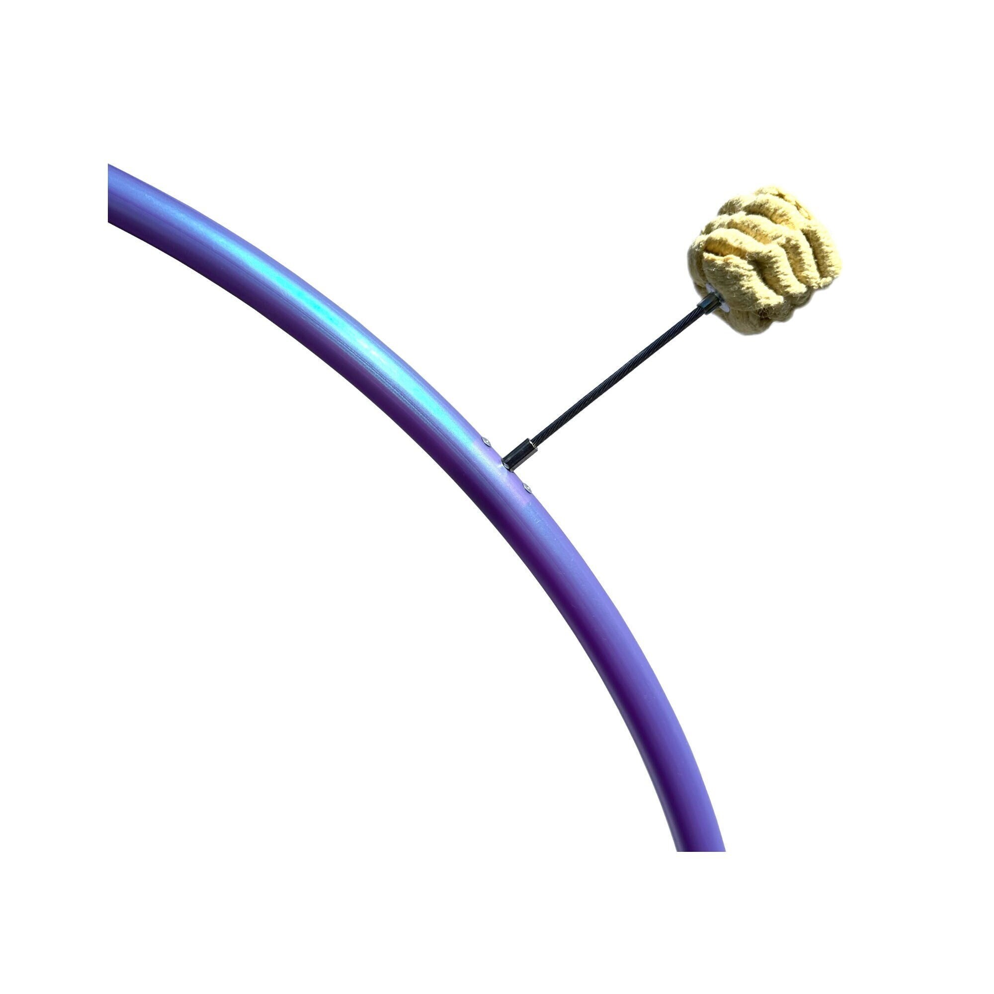 4 Wick Performance Fire Hoop / Custom Tubing Type, Size, + Color, / FireHoop + Removable Screw-In Wicks Included / Polypro & HDPE