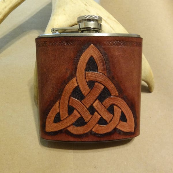 Leather Covered Flask