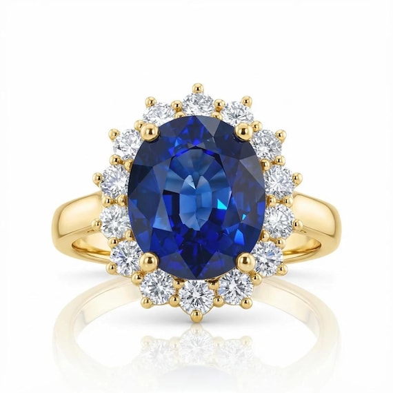 Bague saphir Ligne Vendôme | Or 18k et diamants