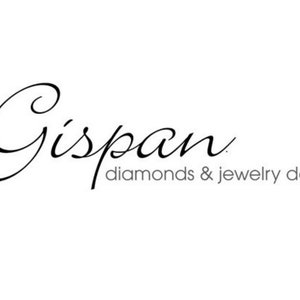 May include: Gipan diamonds & jewelry design logo with a stylized cursive font.