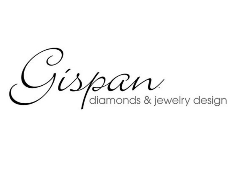 May include: Gipan diamonds & jewelry design logo with a stylized cursive font.