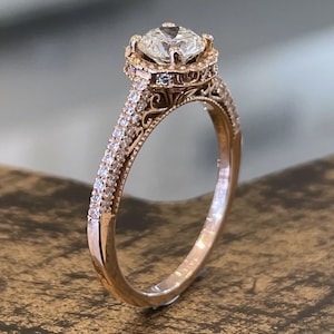 Wedding band for hotsell antique engagement ring