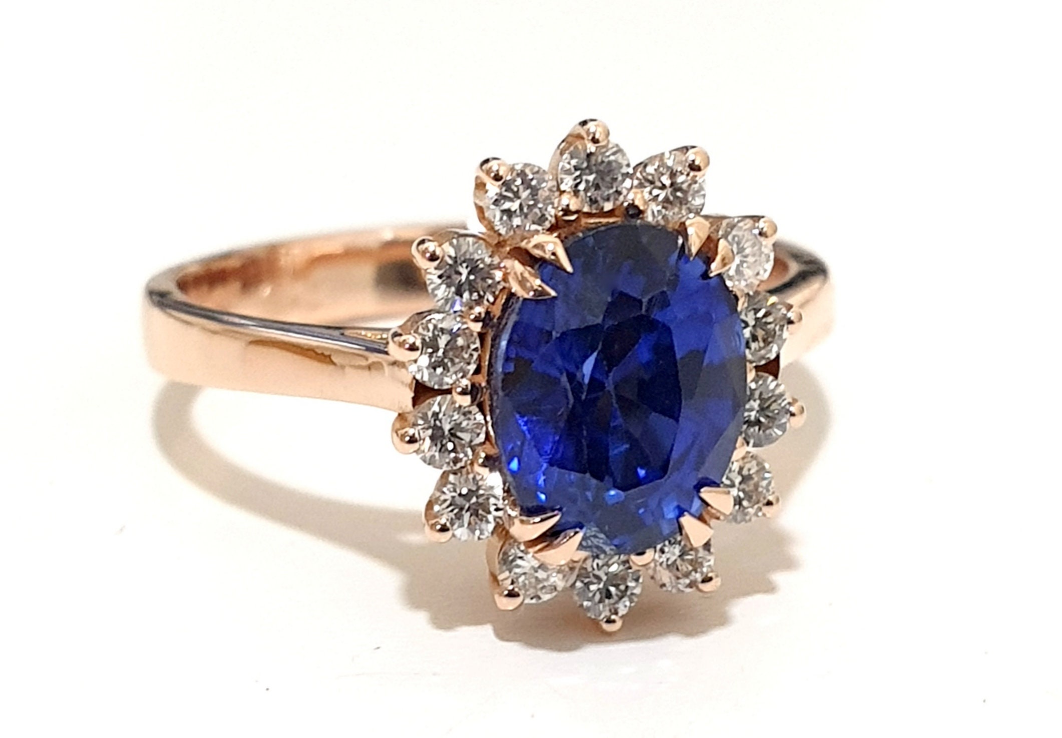 Princess Diana Sapphire Ring Replica | Princess Diana Ring Sterling Silver  - Rings - Aliexpress