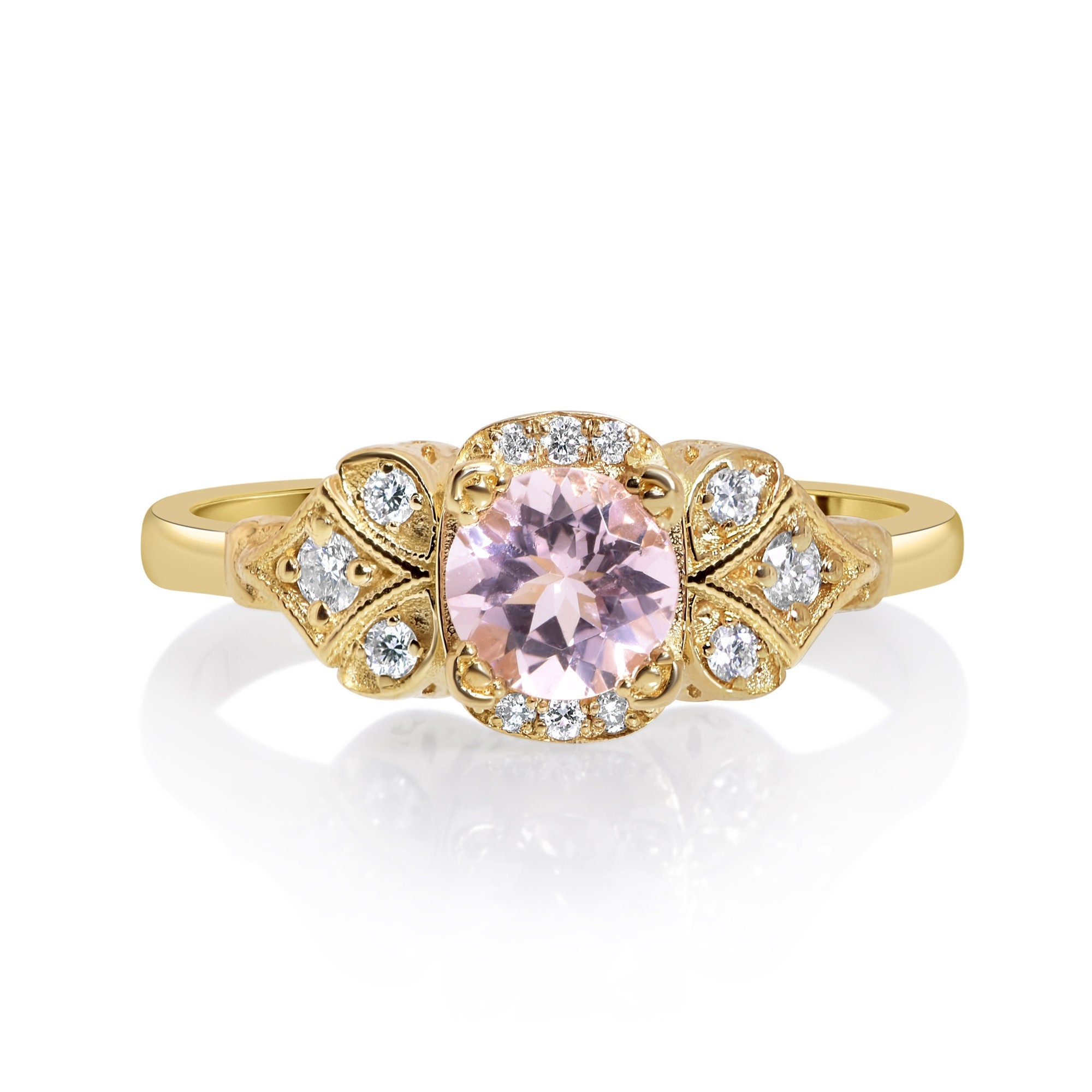 Jtv rose 2024 gold rings