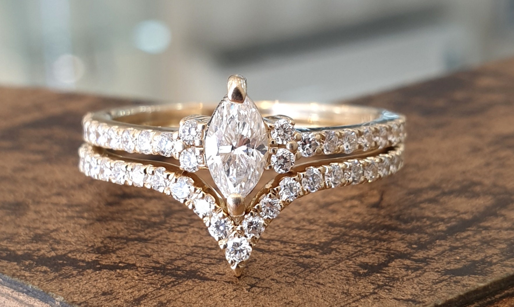 33+ Wedding Bands For Marquise Engagement Rings