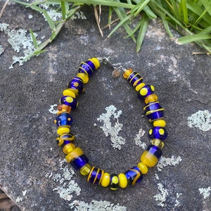 Ukraine inspired Wasp Bracelet