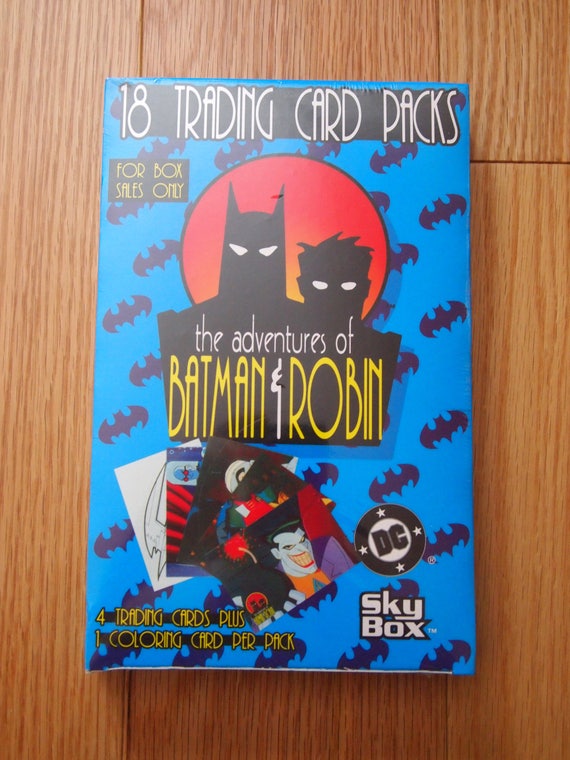 SkyBox Adventures Of Batman And Robin Trading Card Collector Pack Box
