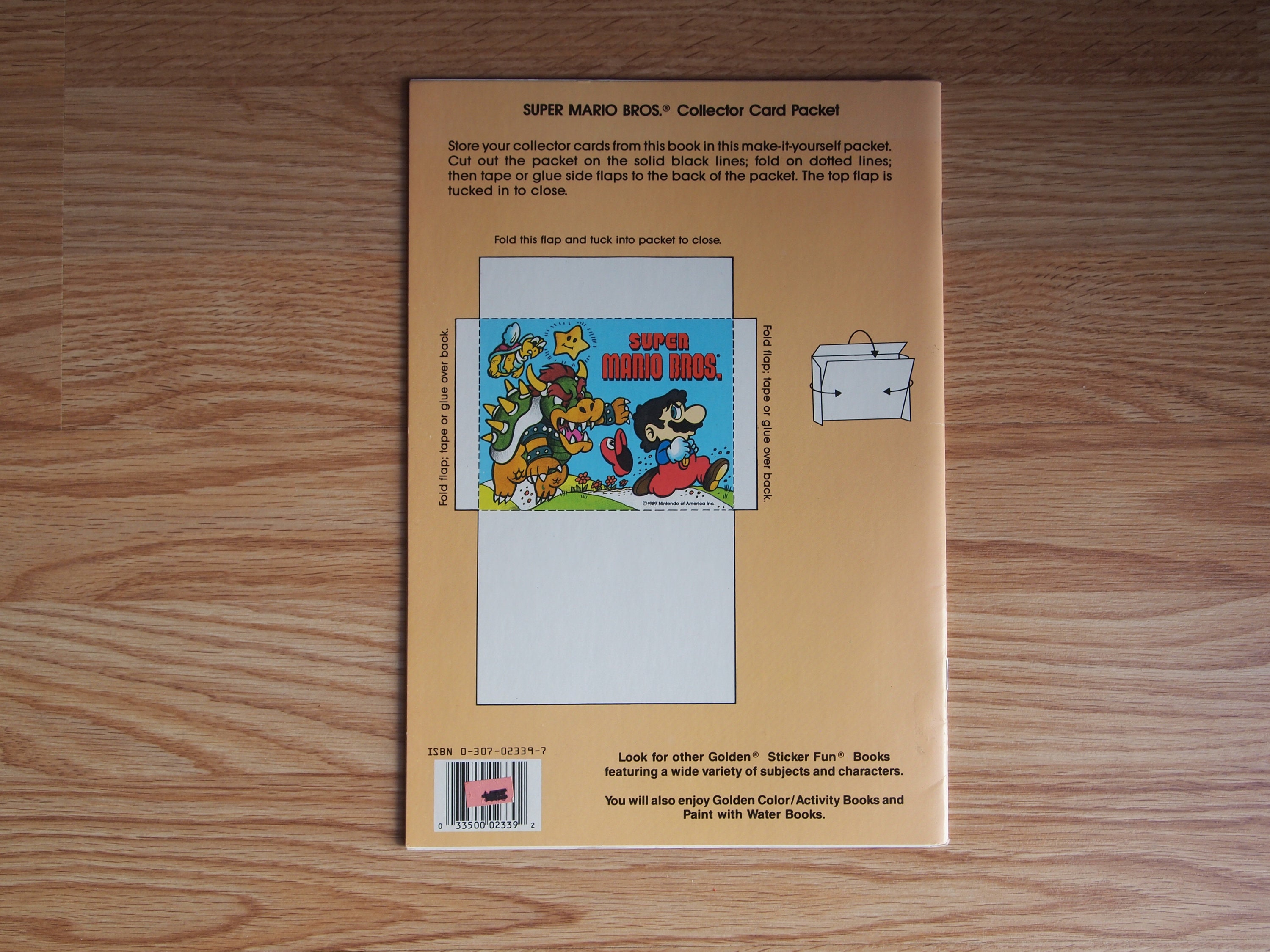 Nintendo Super Mario Brothers Sticker Fun Coloring Book 