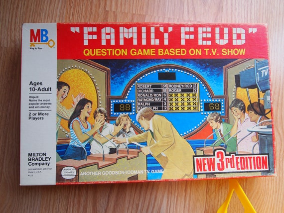 Download Vintage Family Feud Board Game 3rd Edition Etsy 3D SVG Files Ideas | SVG, Paper Crafts, SVG File