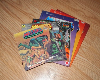 Vintage HeMan Masters of the Universe Bücher Lot