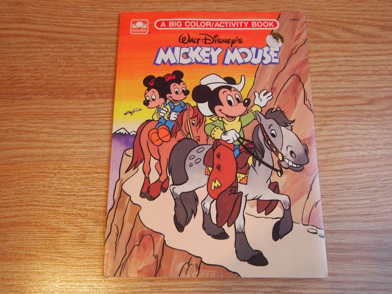 Vintage 80s 90s Coloring Book Lot - Etsy