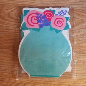 Sangamon Vintage Papelería y Sobres Florero Floral