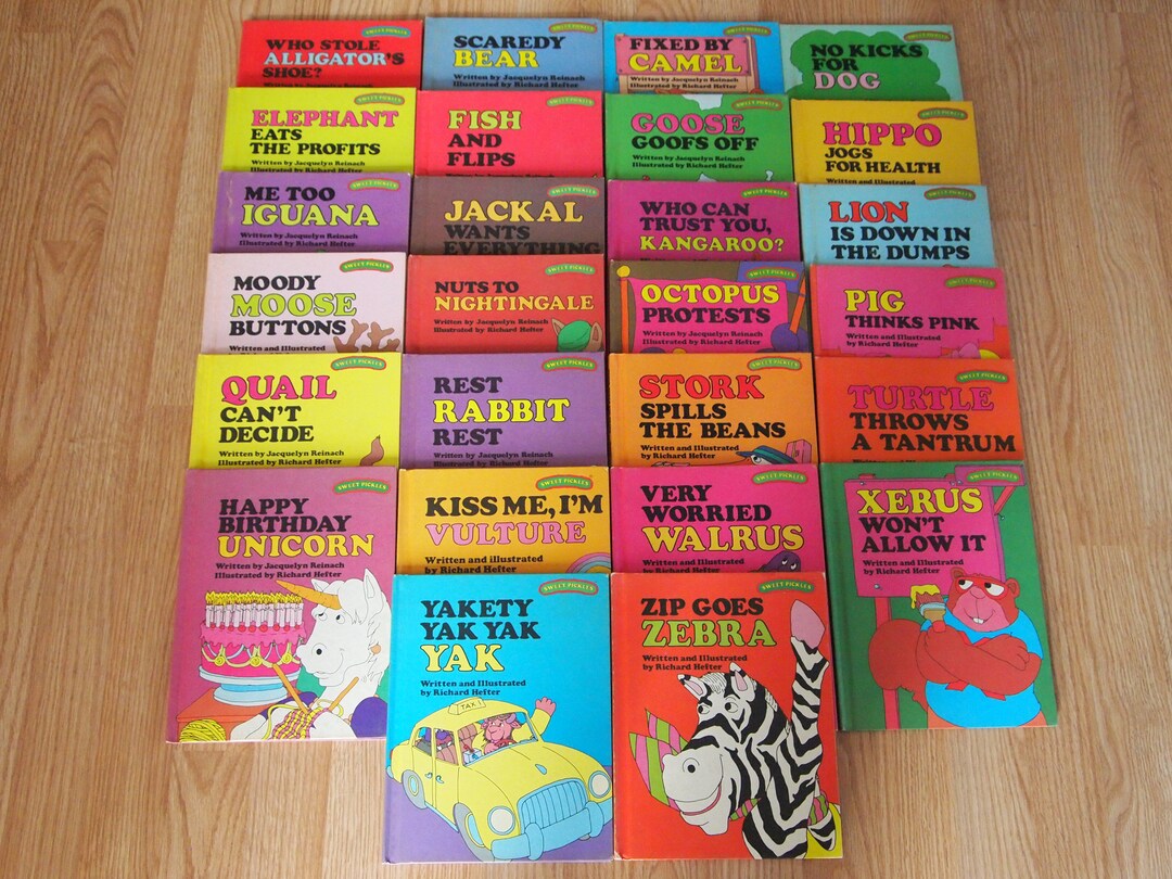 Vintage Sweet Pickles Books Complete Set of 26 AZ Large Size Etsy