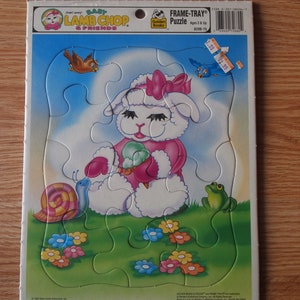 Vintage LambChop and Friends Tray Puzzle New and Sealed
