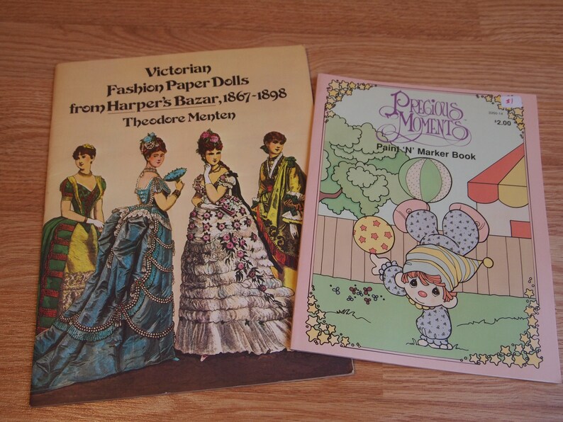 Vintage 80s 90s Coloring Book Lot - Etsy