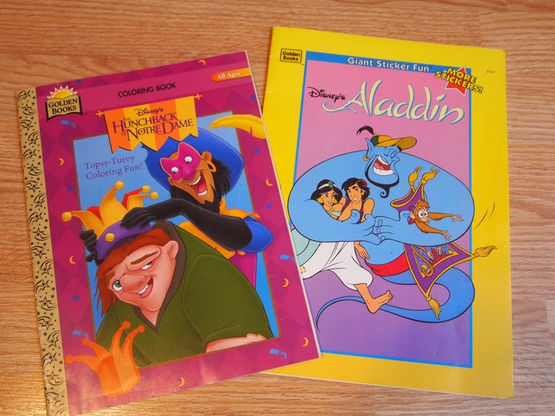 Vintage 80s 90s Coloring Book Lot - Etsy