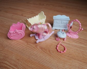 ベビーティドリーウィンクとララバイ 育児用品 ハスブロ ヴィンテージ MLP マイリトルポニー