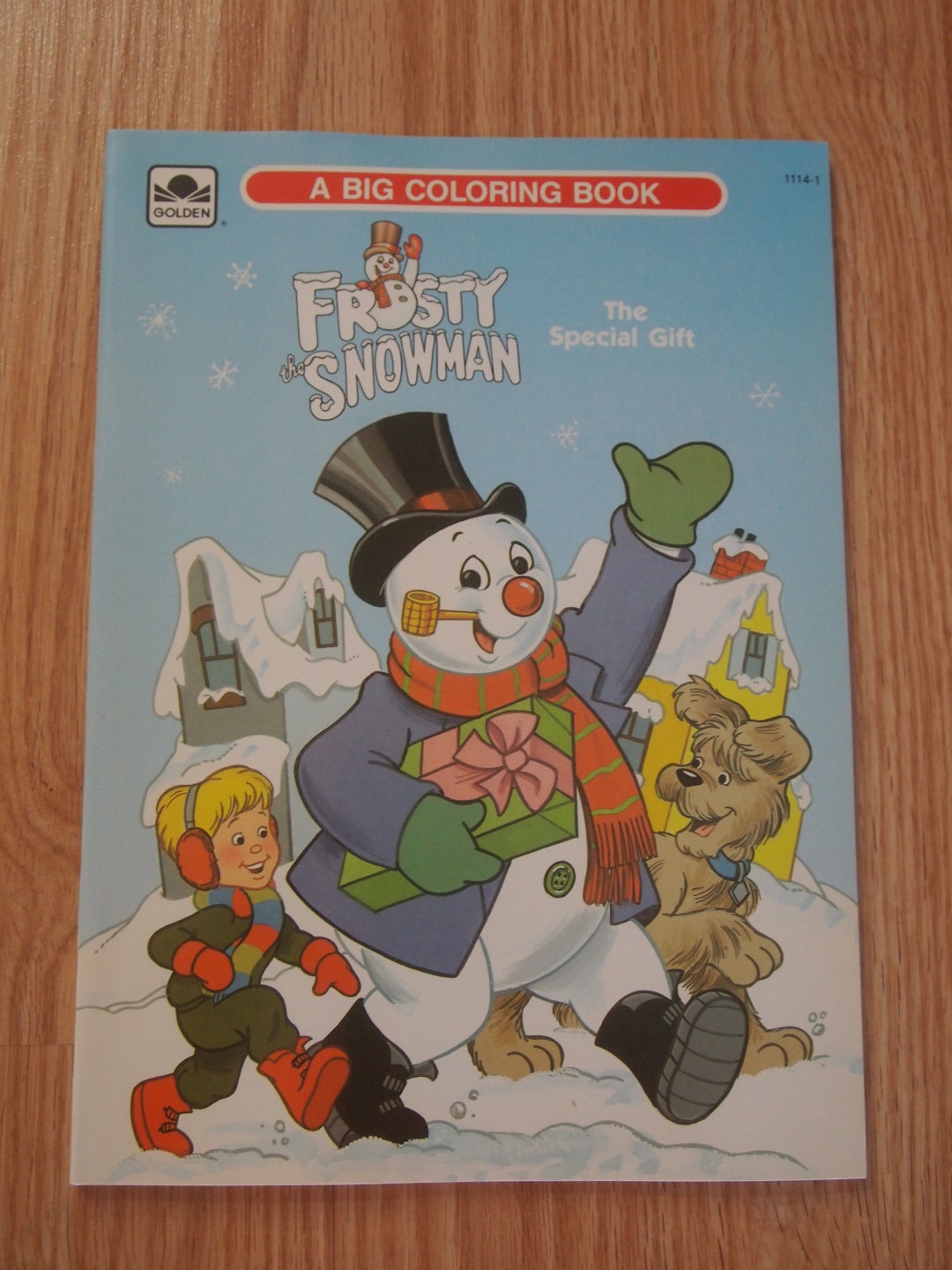Vintage Frosty the Snowman Coloring Book - Etsy