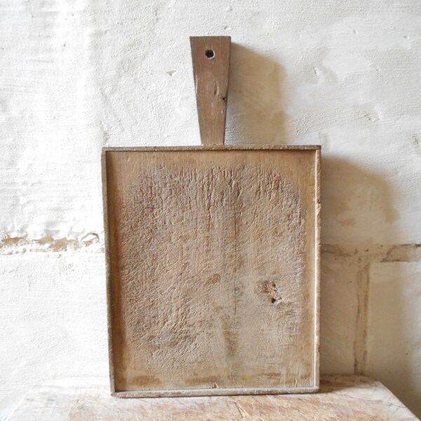 French cutting board, antique wood chopping board. French country decor, farmhouse cottage chic rustic kitchen decor.