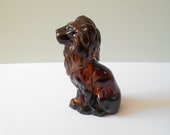 Vintage Avon bottle in the shape of a lion, collectible perfume bottle